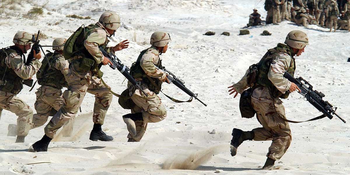 Soldiers military usa weapons war