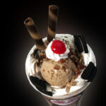 Indulging in Creamy Chocolate Ice Cream